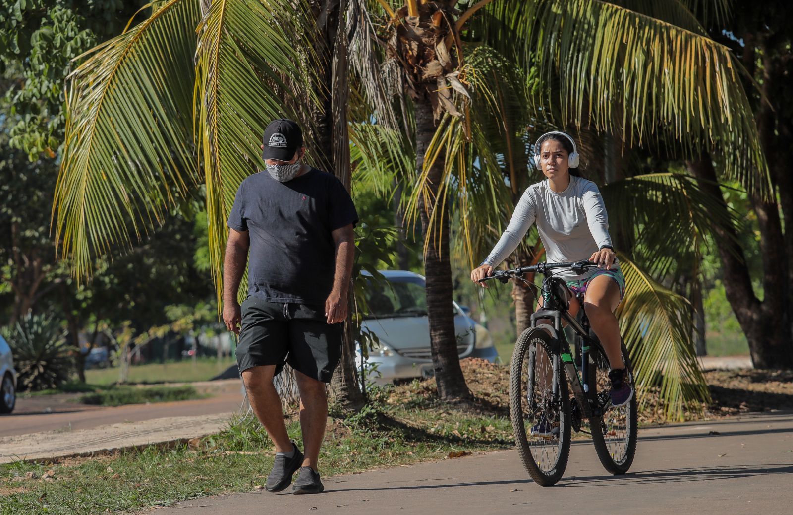 Local é bastante frequentado para a prática de atividades físicas